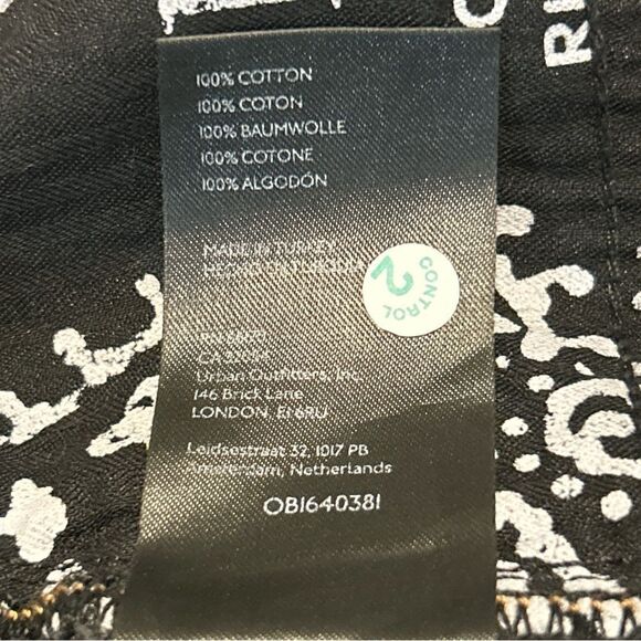 Free People We The Free CRVY Siren Low Rise Straight Jeans Black Size 25 - Picture 11 of 13